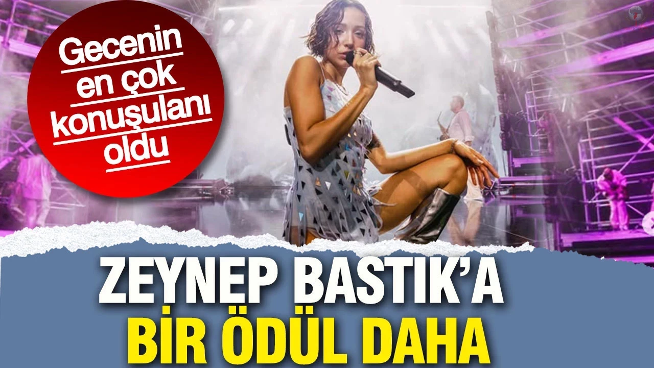 Zeynep Bastık'a bir ödül daha! Özel gecede ortaya çıktı