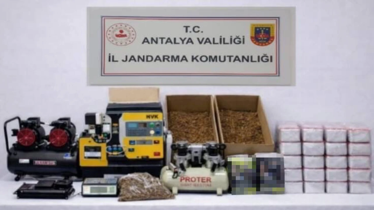 Alanyada 17 kilogram kıyılmış tütün ele geçirildi