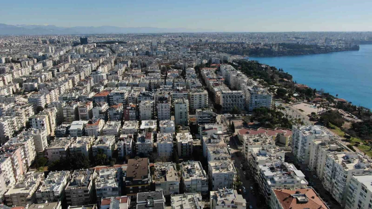 Antalyada ocak ayında 5 bin 615 konut satıldı