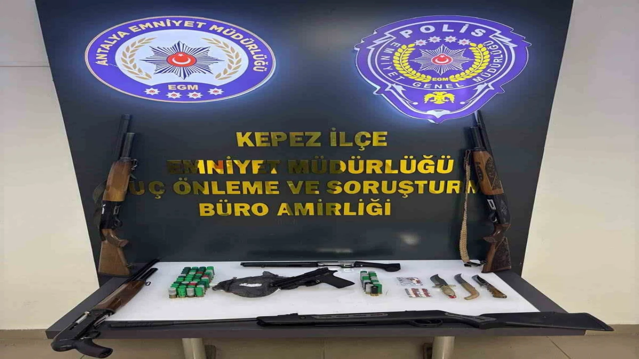 Antalyada şafak ve huzur operasyonunda 5 gözaltı