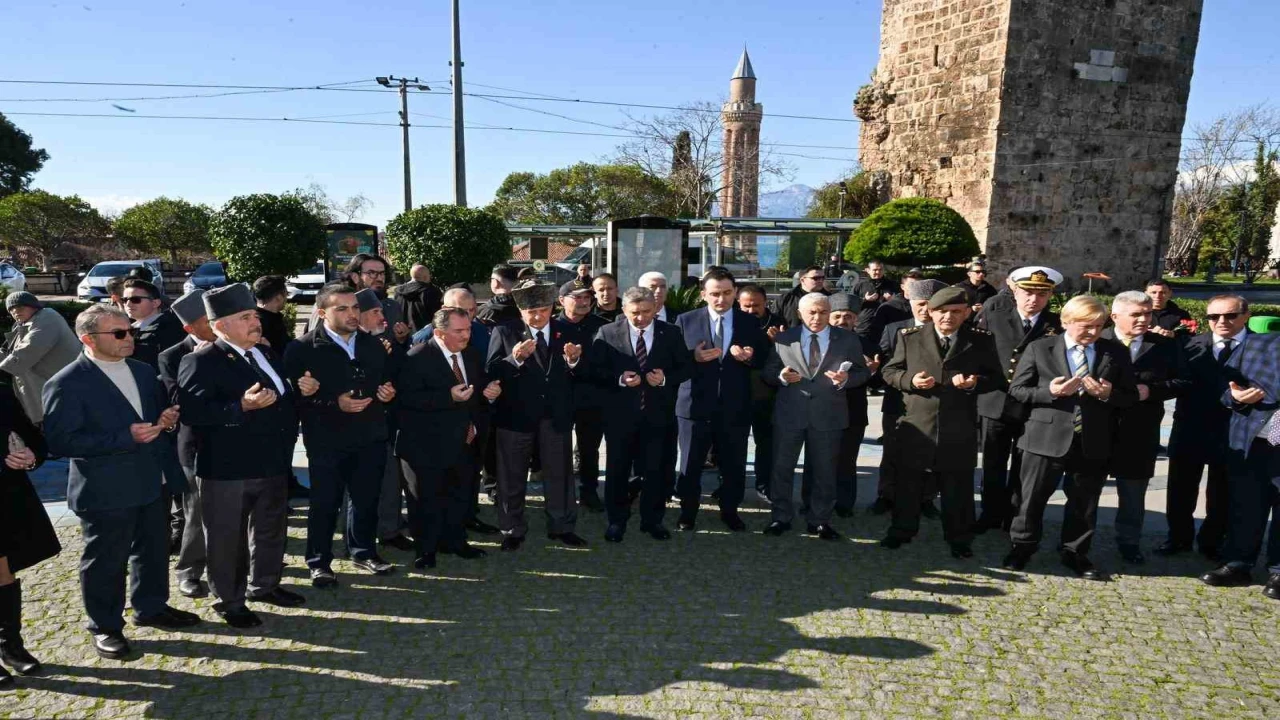 Antalyanın Kurtuluş Savaşında verdiği ilk sivil şehidi törenle anıldı