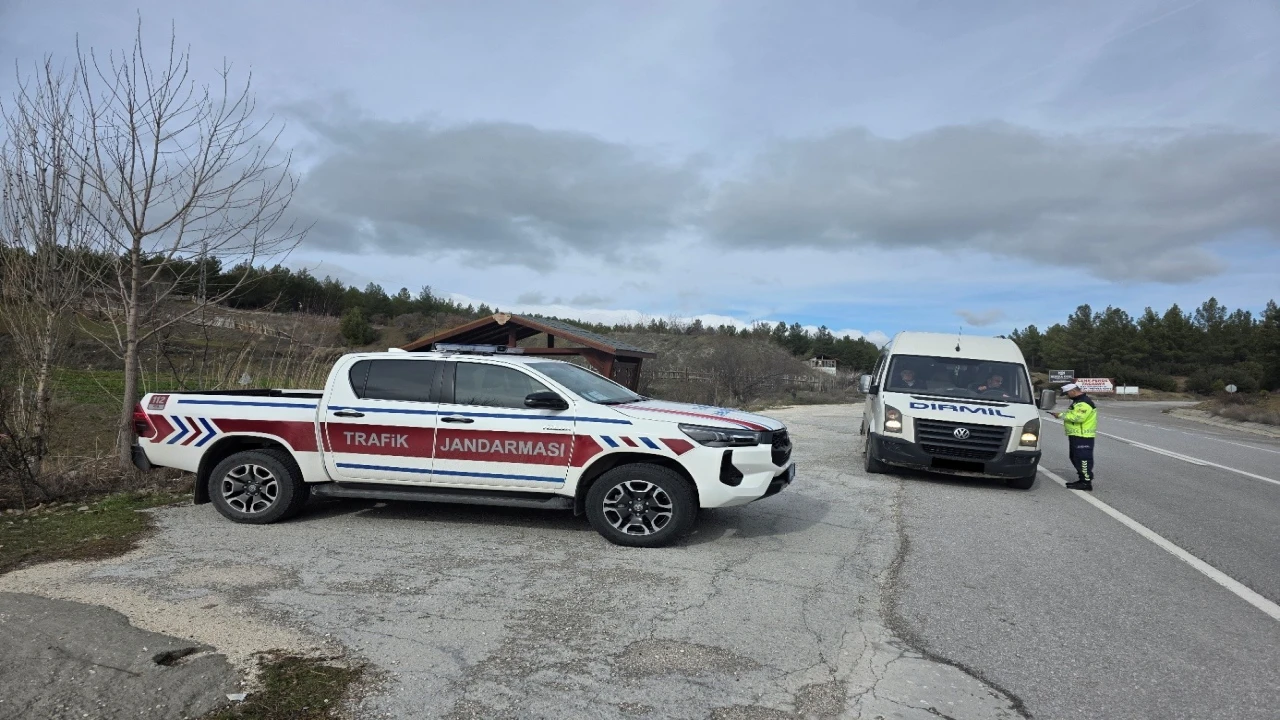 Burdurda 84 araç trafikten men edildi