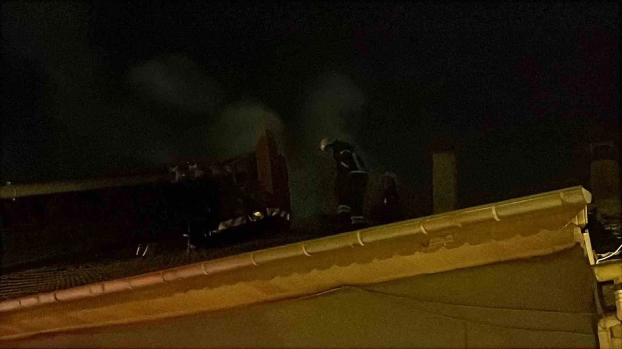 Burdurda müstakil evin bacısında yangın