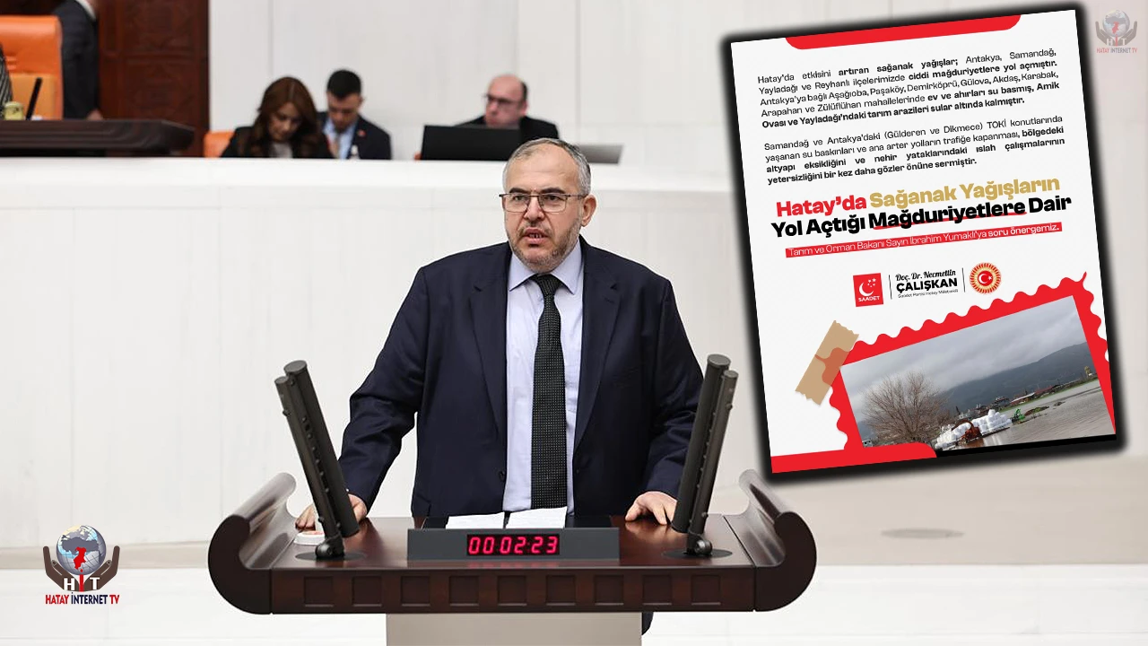 ÇALIŞKAN SEL AFETİNİ TBMM’YE TAŞIDI