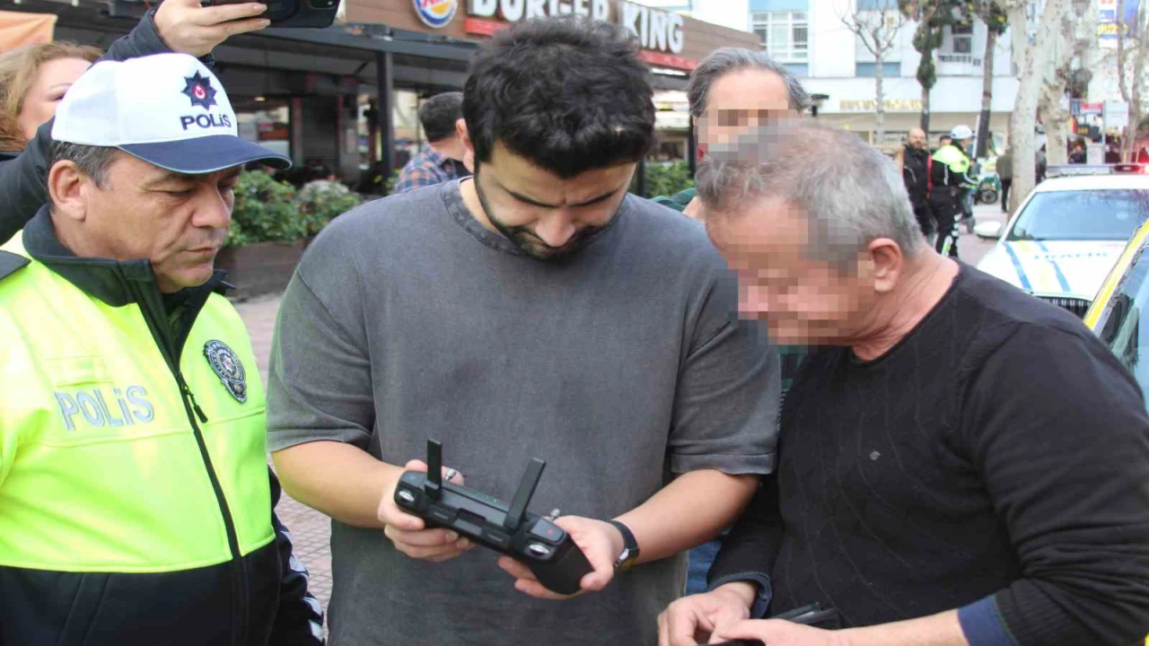 Dronla takip edilen sürücülere 159 bin TL ceza uygulandı