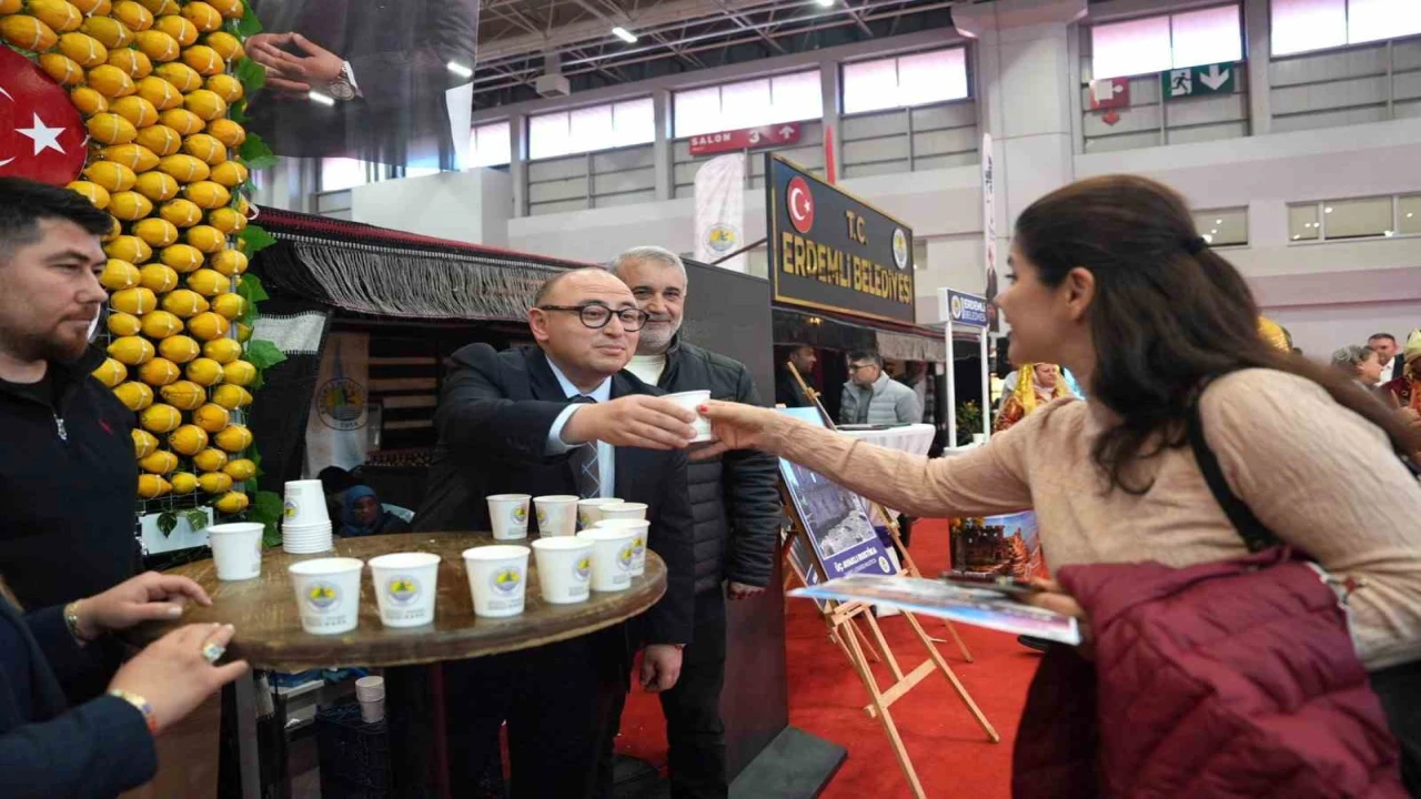 Erdemli, EMITT Fuarında ziyaretçilerin ilgi odağı oldu