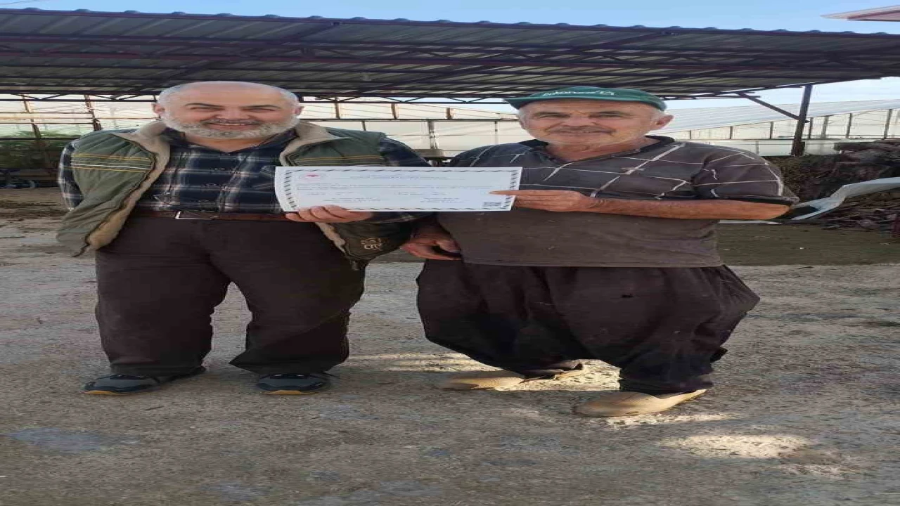 Gazipaşada entegre ve kontrollü üretime sertifika