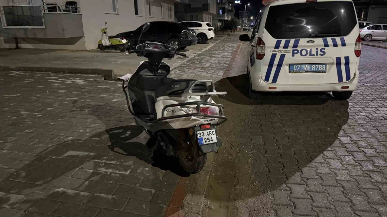 Gazipaşada motosiklet kazası: 1 yaralı