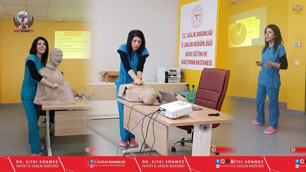 HATAY EAH’DE YAŞAM DESTEĞİ EĞİTİMLERİ TAMAMLANDI