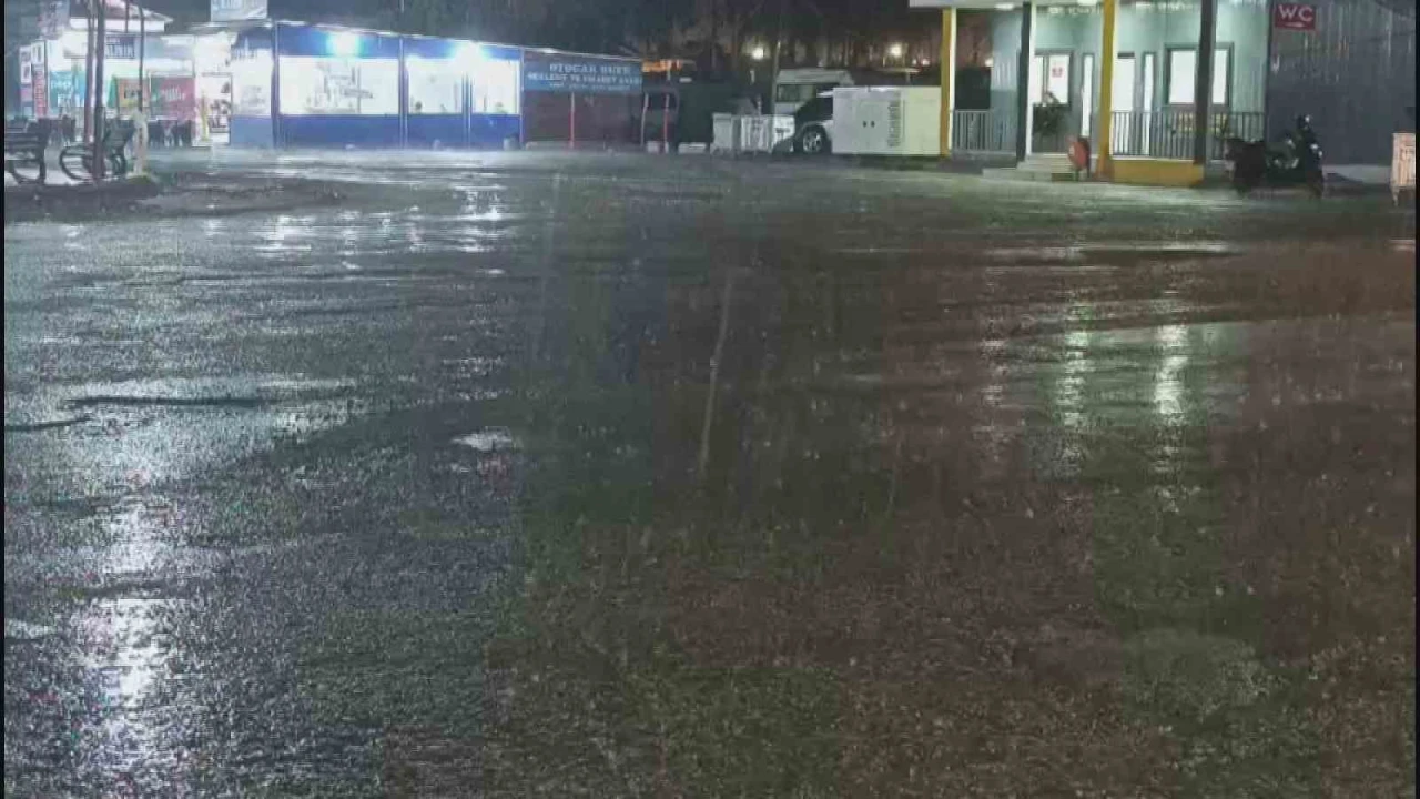 Hatayda kuvvetli sağanak yağış