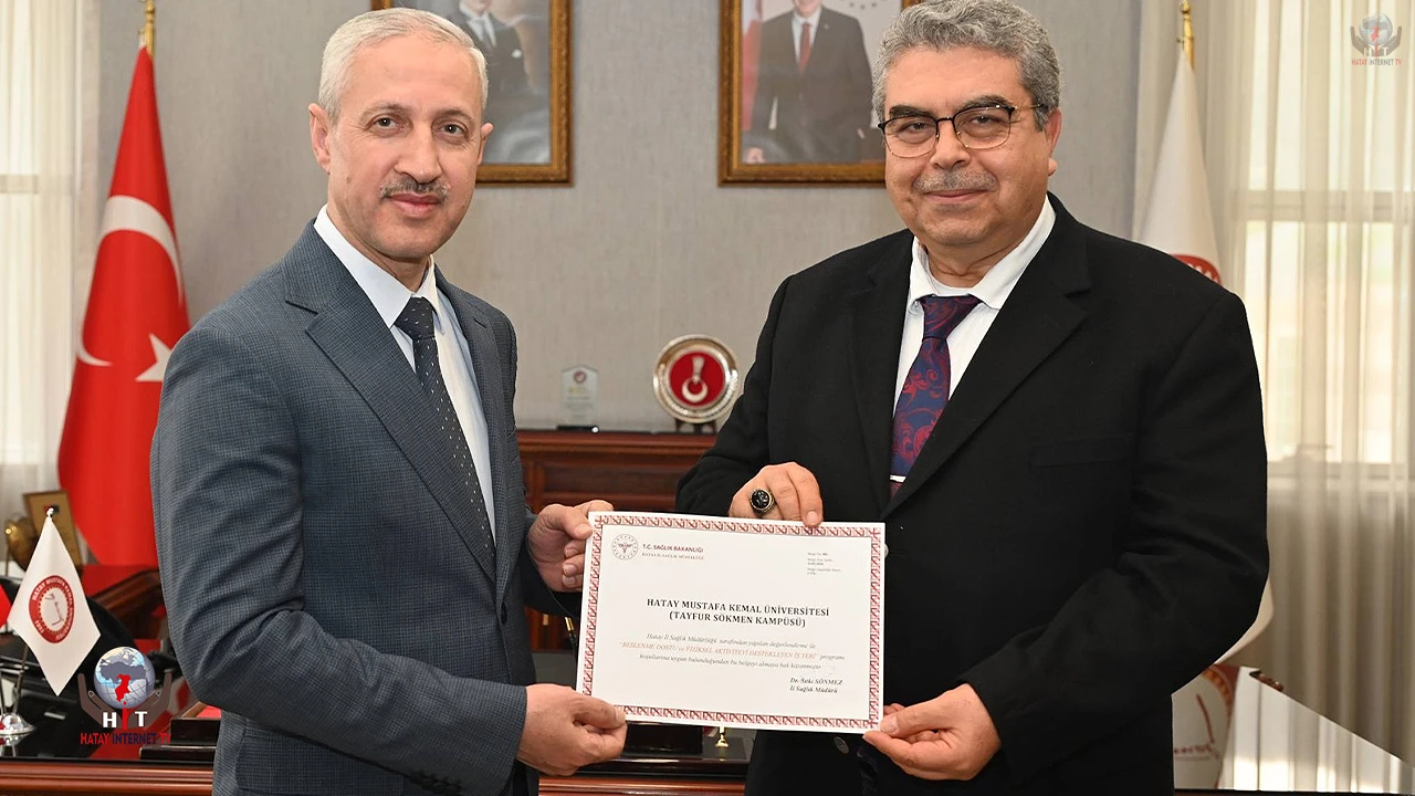 HMKÜ “BESLENME DOSTU İŞ YERİ” BELGESİ ALDI