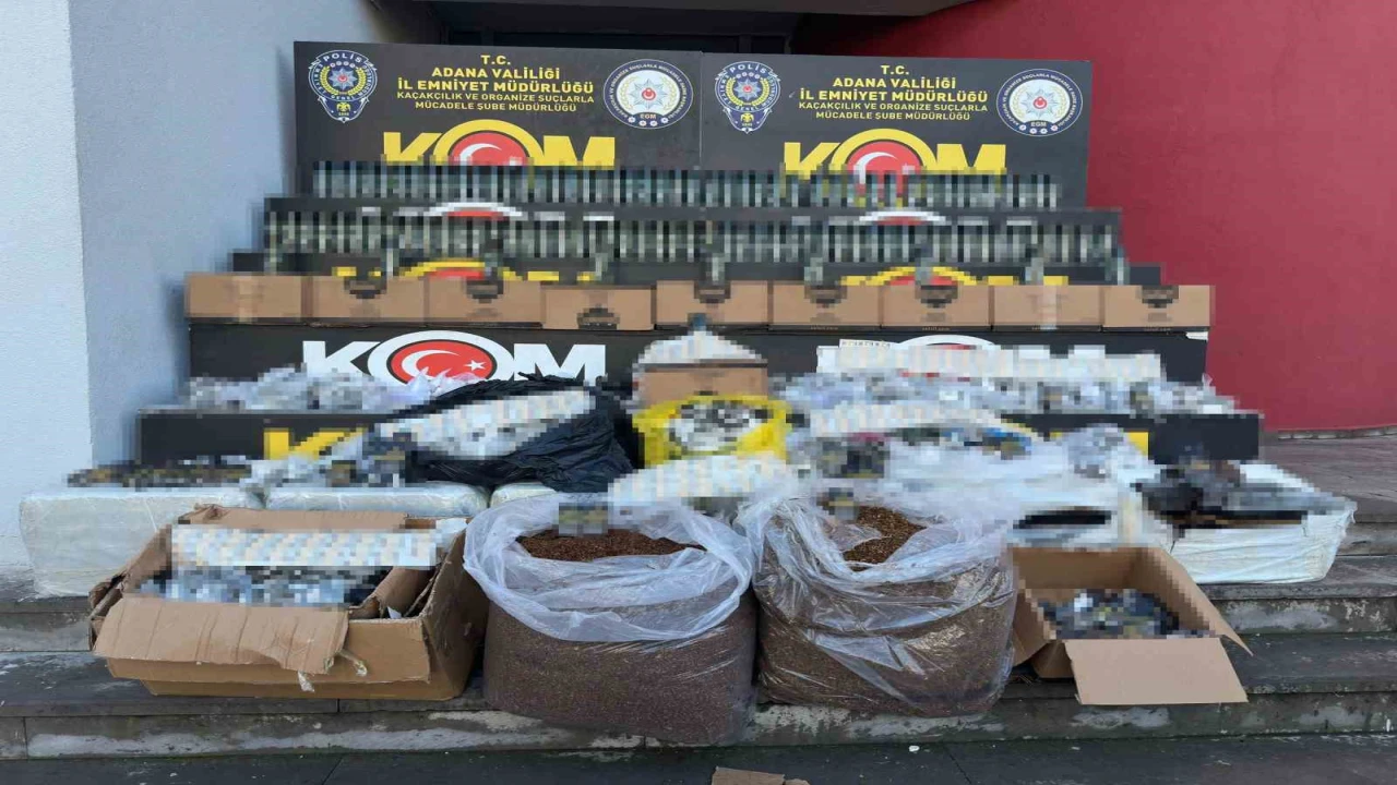 Kaçak sigaralar piyasaya sürülecekti: 2 milyon TLlik kaçak ürün ele geçirildi