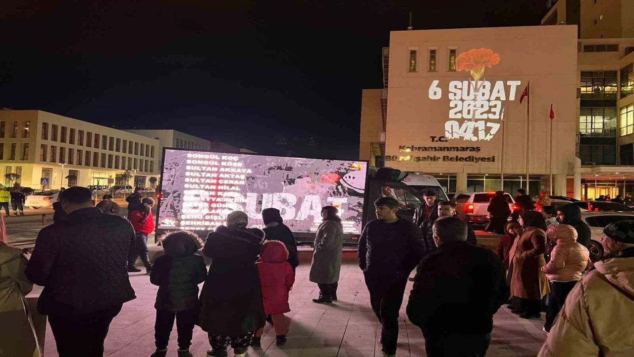 Kahramanmaraşta 6 Şubat depremlerinde hayatını kaybedenler dualarla anıldı