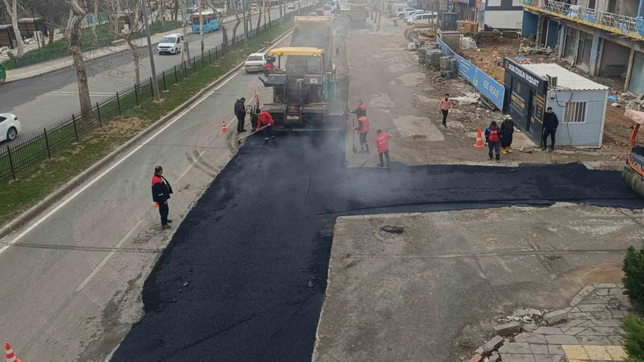 Kahramanmaraşta eş zamanlı üstyapı çalışmaları