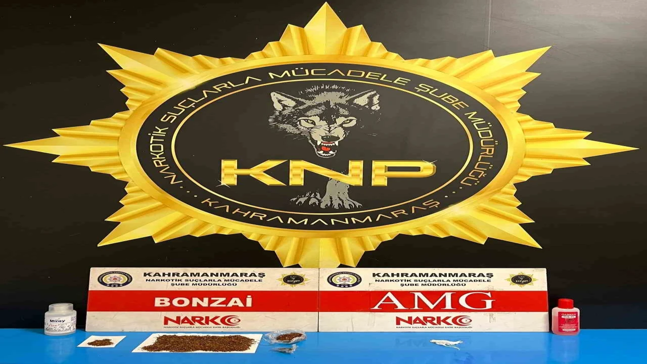 Kahramanmaraşta narkotik operasyonu: 2 tutuklama