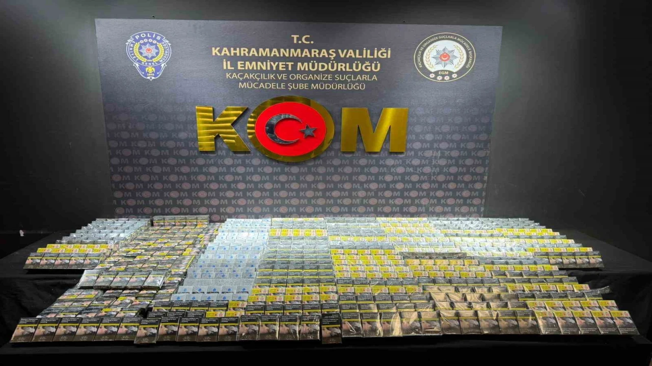 Kahramanmaraşta narkotik ve kaçakçılık operasyonu: 1 tutuklama