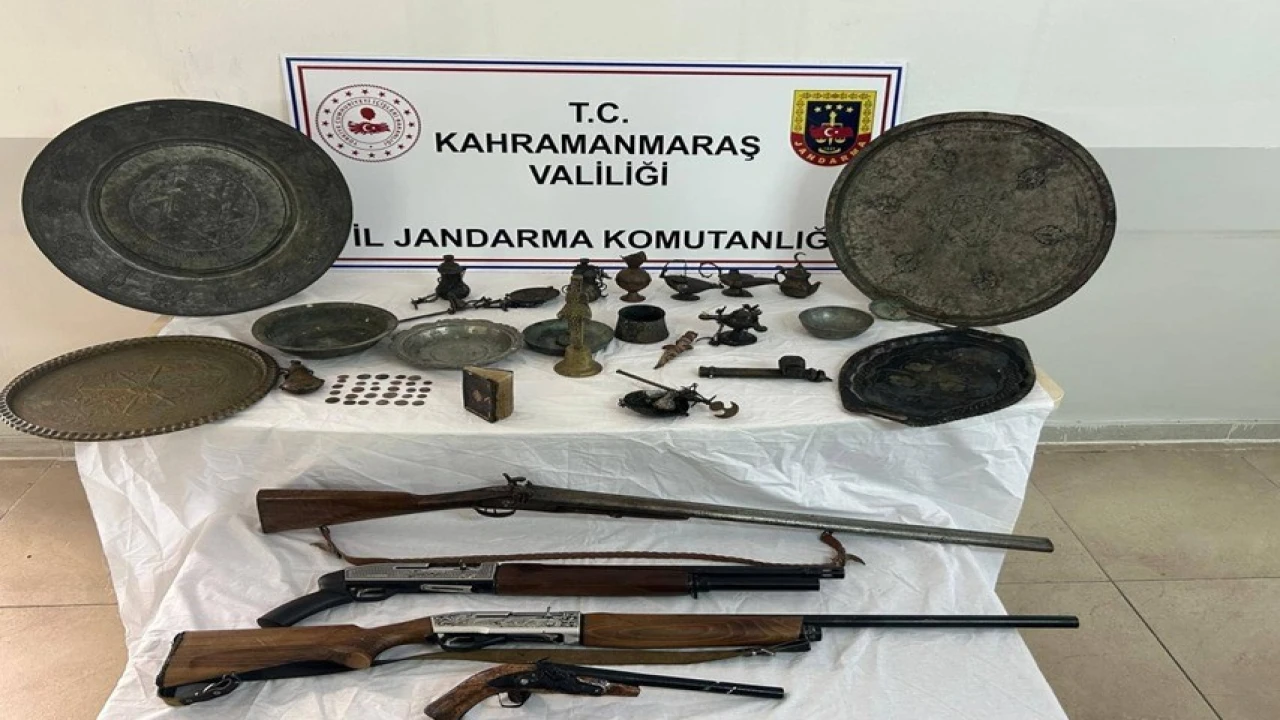 Kahramanmaraşta tarihi eser kaçakçılığı operasyonu
