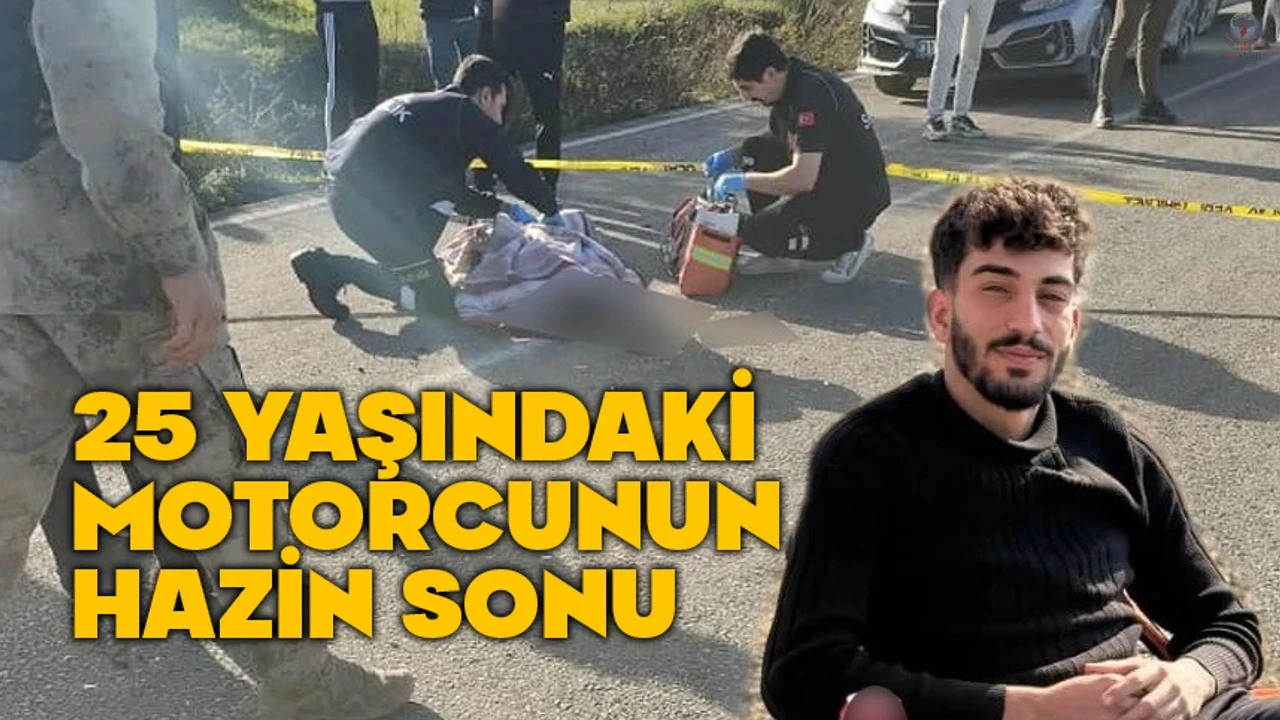 Kamyonetle çarpışan motosikletin 25 yaşındaki sürücüsü hayatını kaybetti