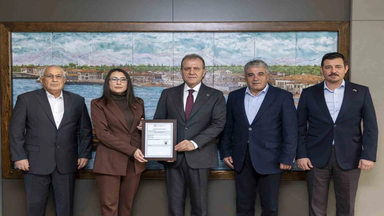 Mersin Büyükşehir Belediyesi altyapıda kaliteyi akreditasyonla tescilledi