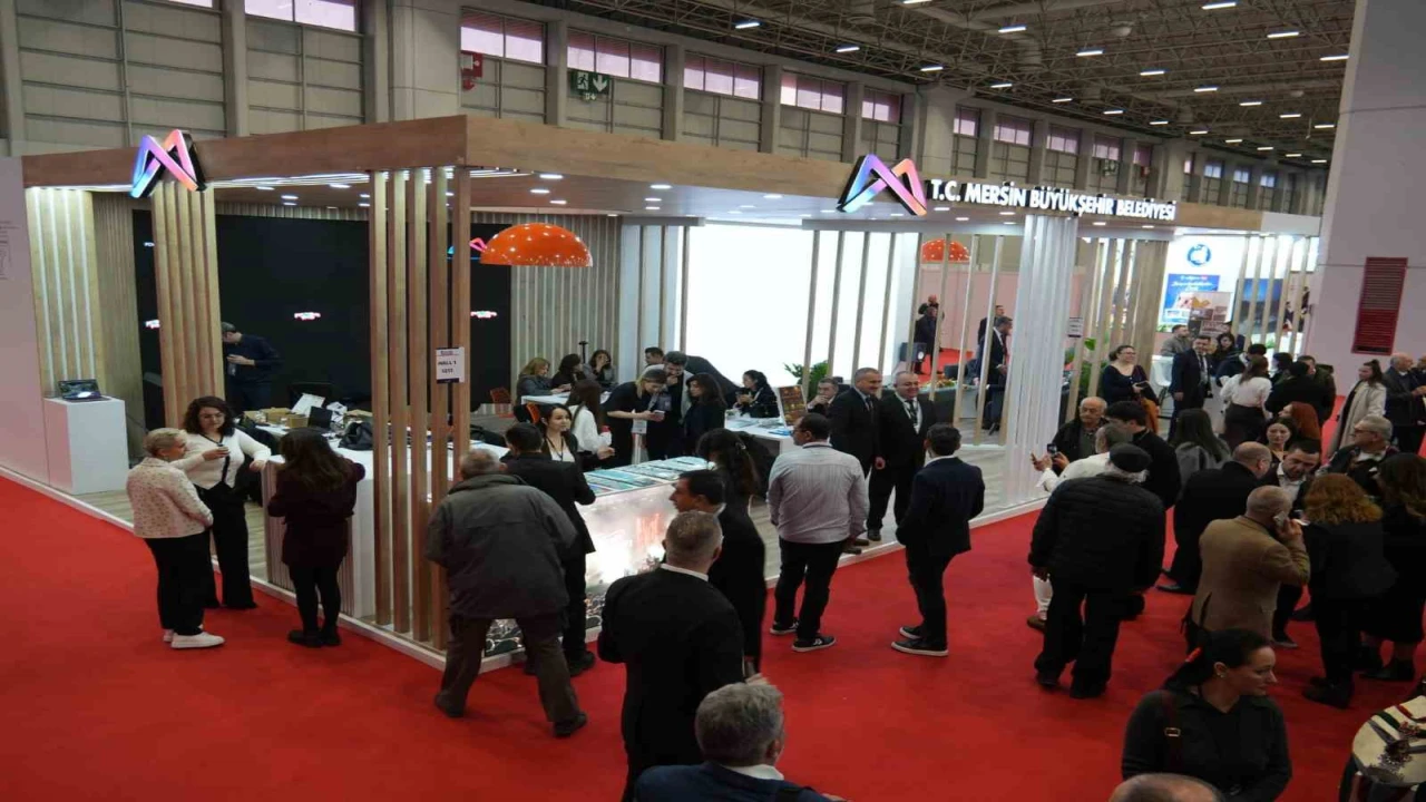 Mersin Büyükşehir Belediyesi, fuarda kentin turizm potansiyelini tanıttı