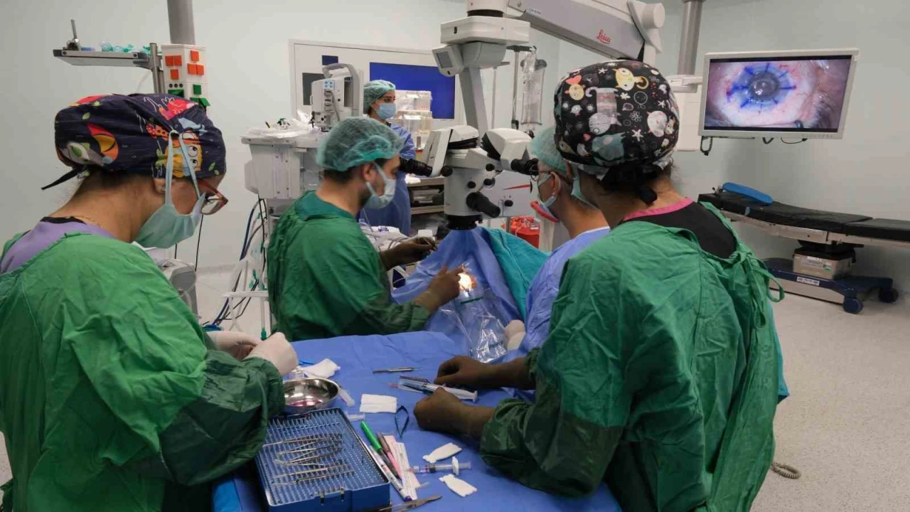 Mersin Şehir Hastanesinde ilk kornea nakli başarıyla yapıldı