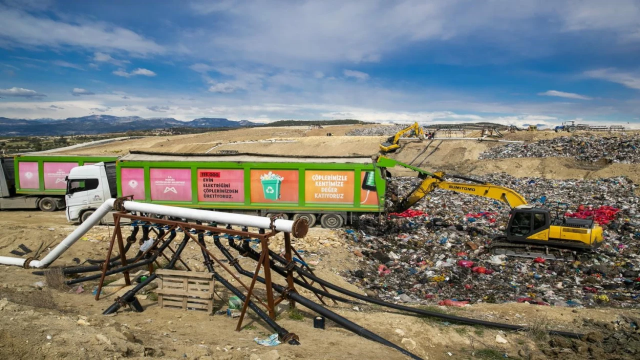 Mersinde atıklardan 125 bin haneye yetecek elektrik üretildi