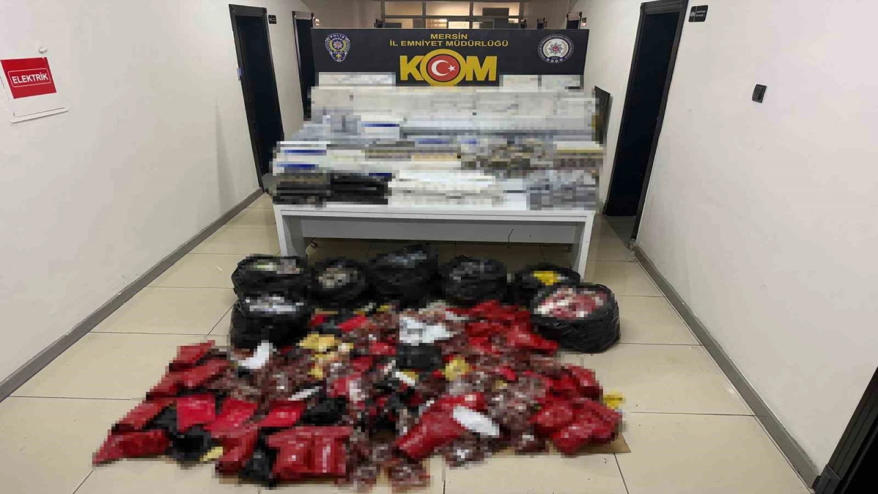 Mersinde sigara kaçakçılarına operasyon: 4 tutuklama