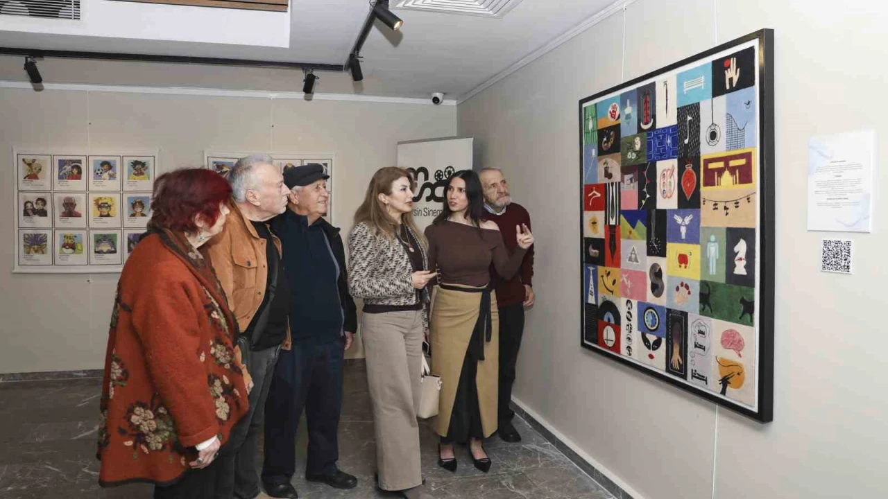 Mersinde ‘Sinemanın İlham Veren Anıları sergisi açıldı