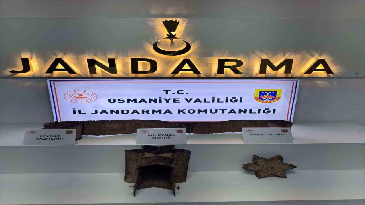 Osmaniyede Süleyman mührü ve Tevrat içeren tarihi yazıt bulundu