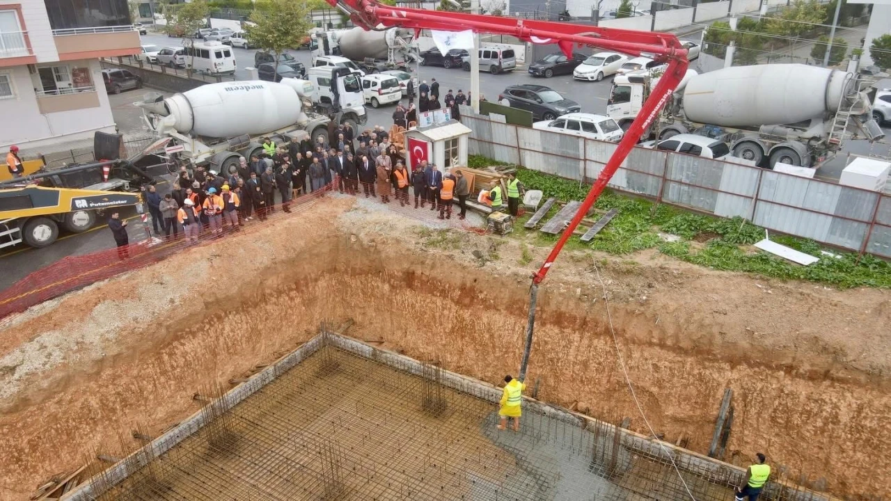 Tarsusta cami temeli atıldı