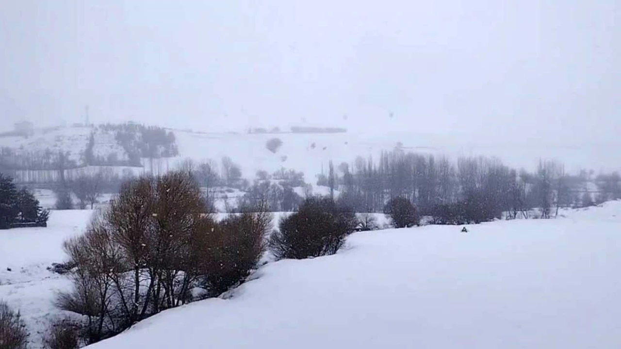 Tufanbeylide kar yağışı etkili oldu