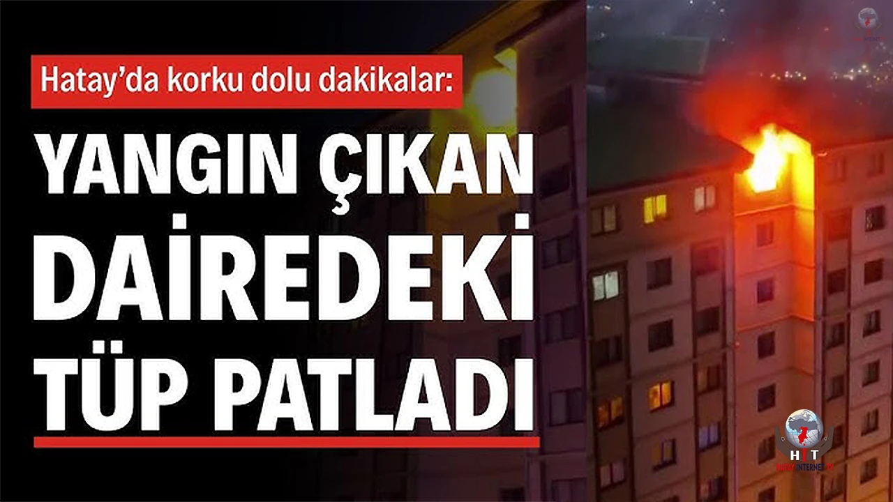 Yangında evdeki tüp patladı: Binada mahsur kalan 13 kişiyi itfaiye ekipleri kurtardı