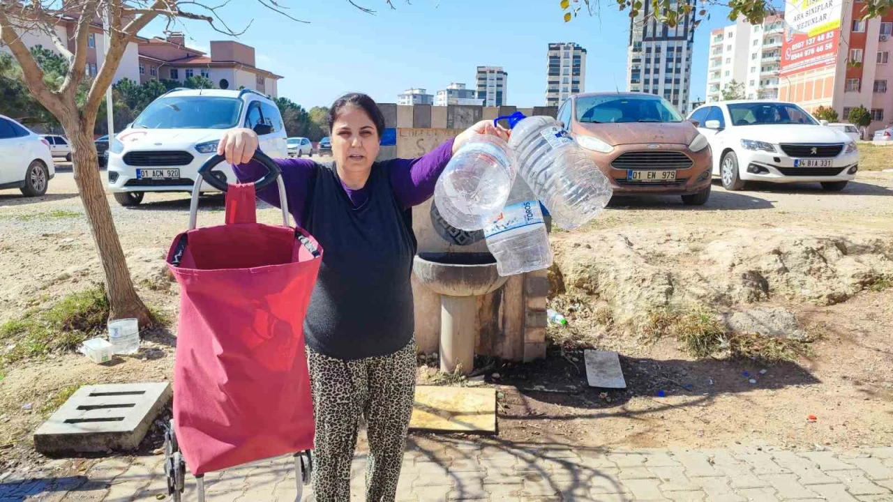 Adanada 5 gündür su yok: Vatandaş tepki gösterdi