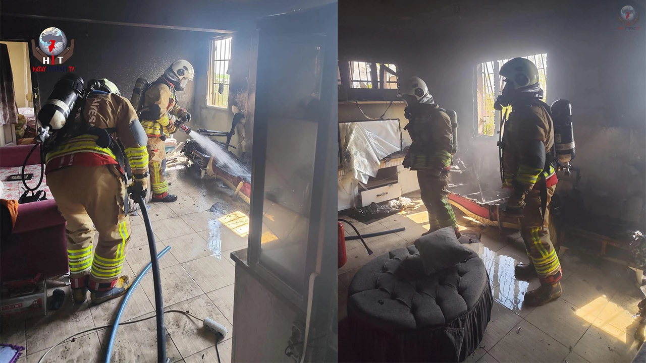 Antakyada ev yangını