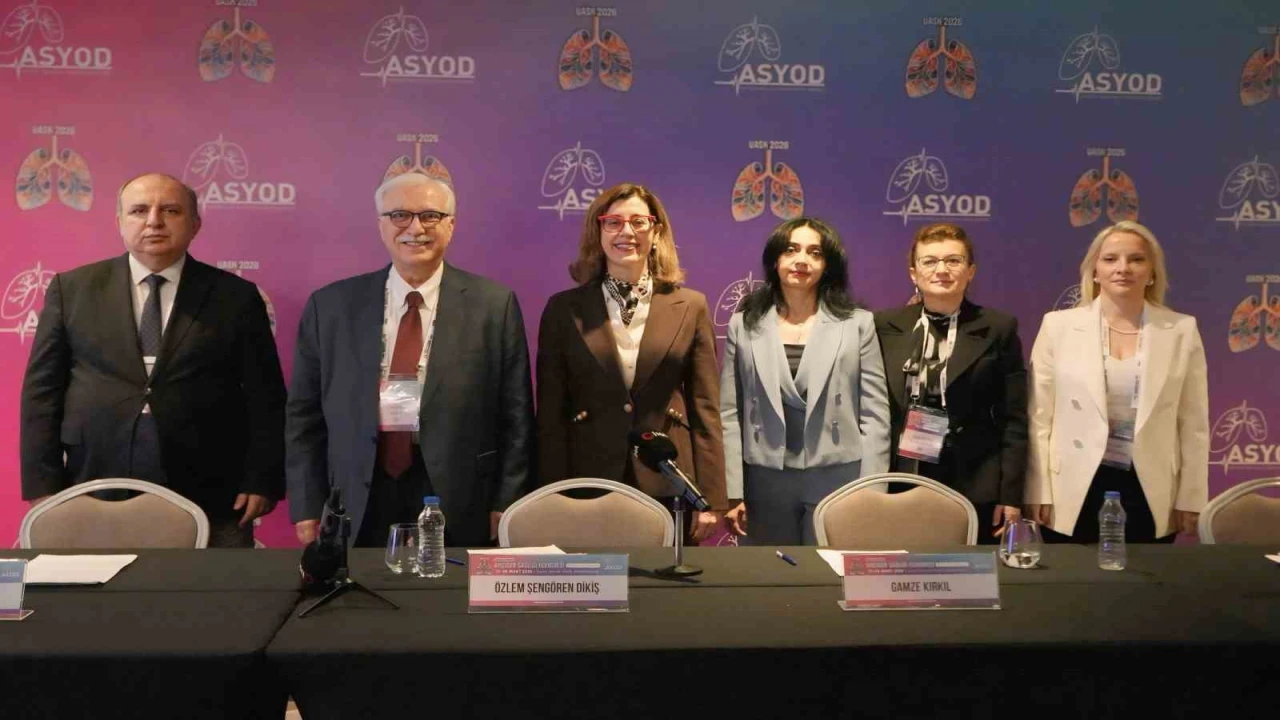 Antalyada akciğer sağlığı kongresi başladı: Solunum hastalıkları başlıca mortalite nedeni