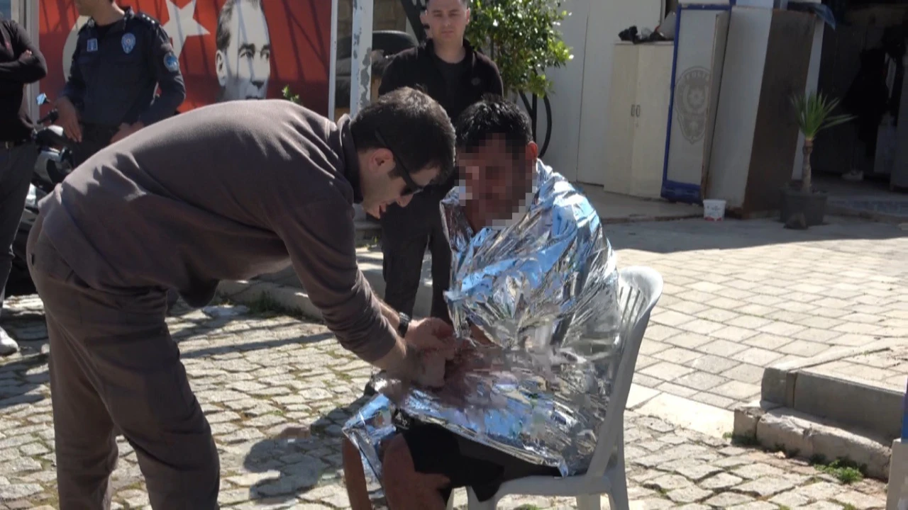 Antalyada denize açıldığı kano devrildi, suda 3 saat kurtarılmayı beklerken imdadına deniz polisi yetişti