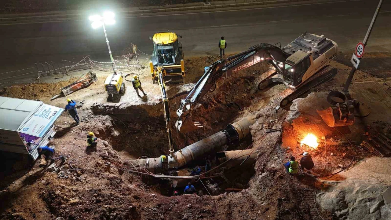 ASATtan Duraliler 1 Ana İsale Hattında yoğun mesai