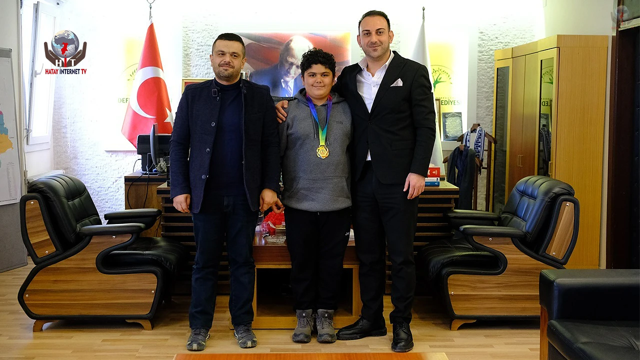 BAŞKAN ÖZGÜN GENÇ DAHİYİ AĞIRLADI