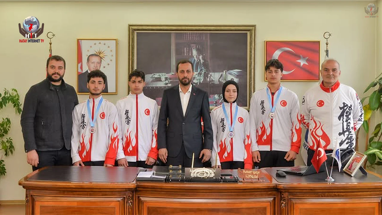 BAŞKAN YALÇIN İLÇENİN GURURLARINI AĞIRLADI