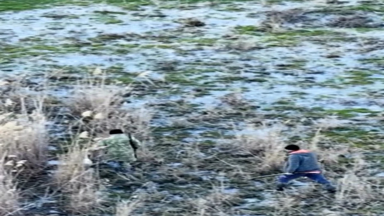 Burdurda kaçak avcılar drondan kaçamadı