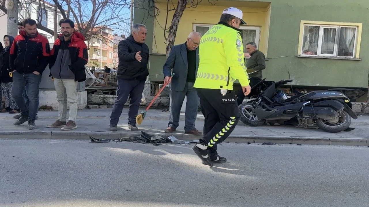 Burdurda kazada ağır yaralanan motosiklet sürücüsünden acı haber