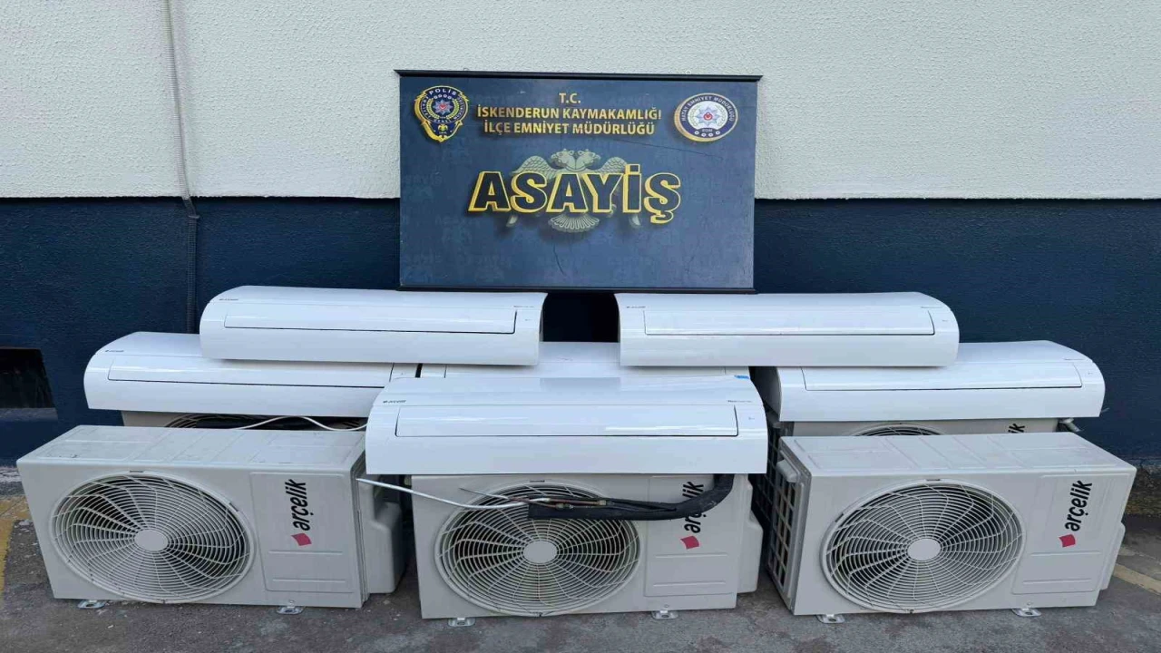Depremzedelerden çaldıkları klimaları satan 2 şahıs yakayı ele verdi