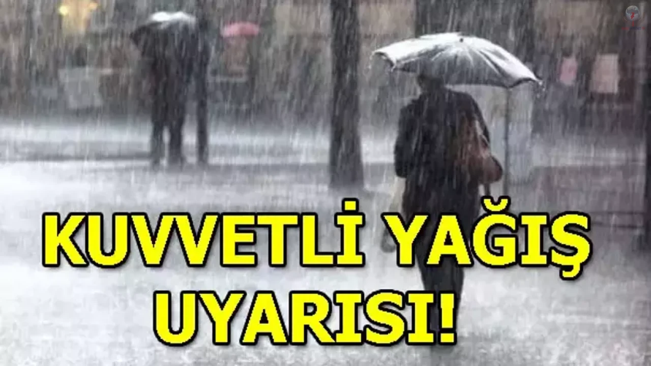 DOĞU AKDENİZ’DE KUVVETLİ YAĞIŞ UYARISI