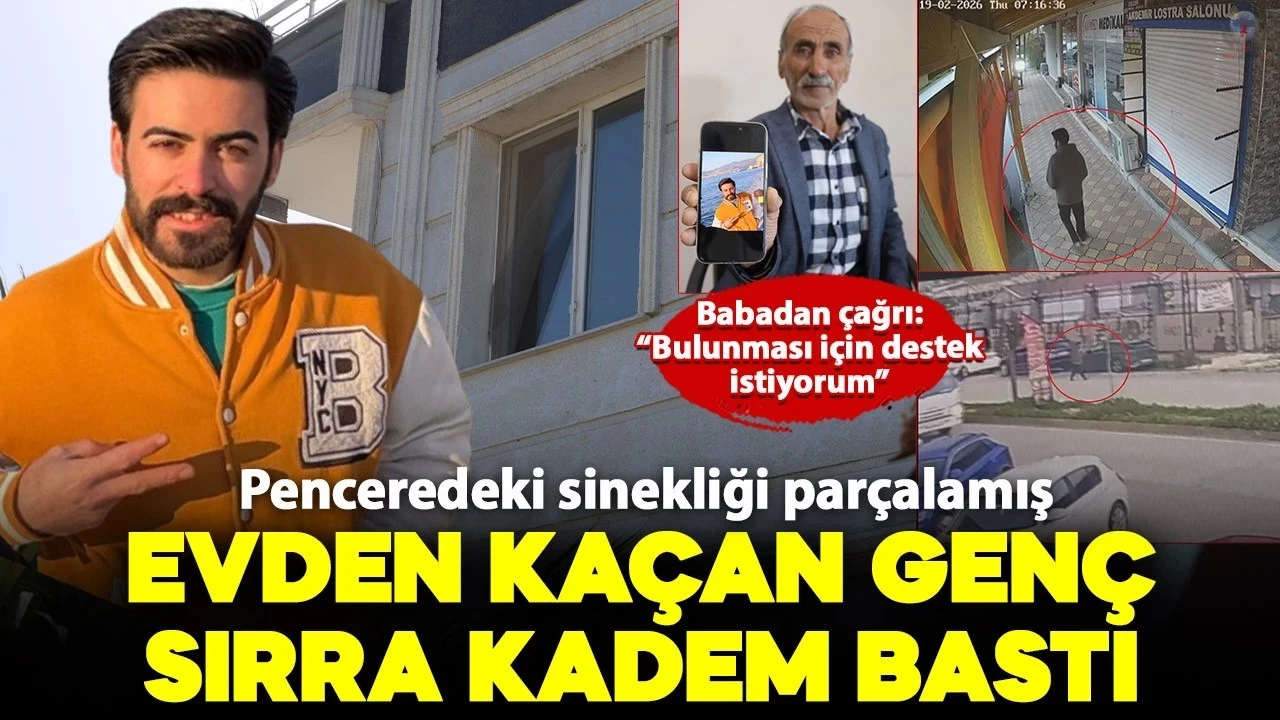 Evin penceresinden kaçarak sırra kadem basan gençten 19 gündür haber alınamıyor