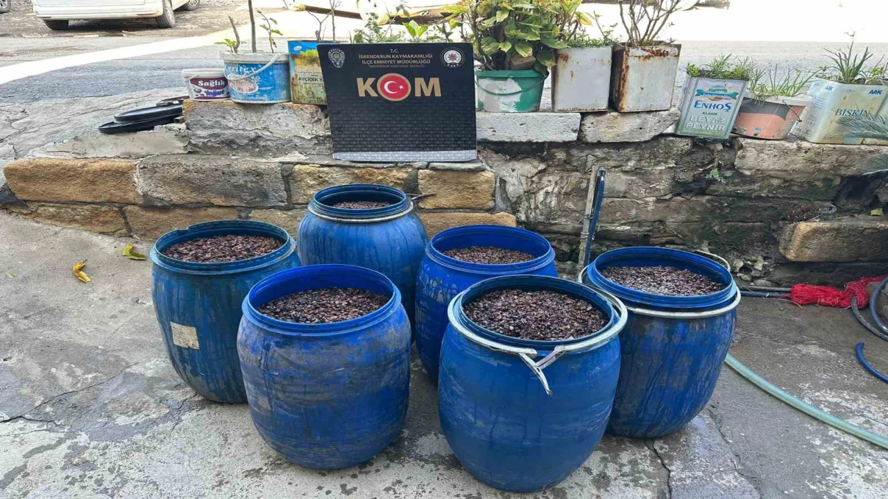 Hatayda 790 litre kaçak alkol ele geçirildi