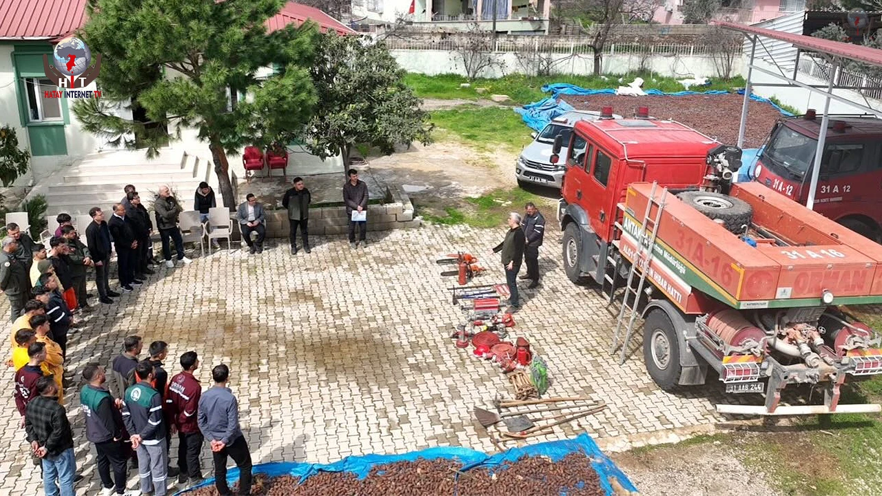 HATAY’DA ORMAN YANGINLARINA KARŞI SEFERBERLİK