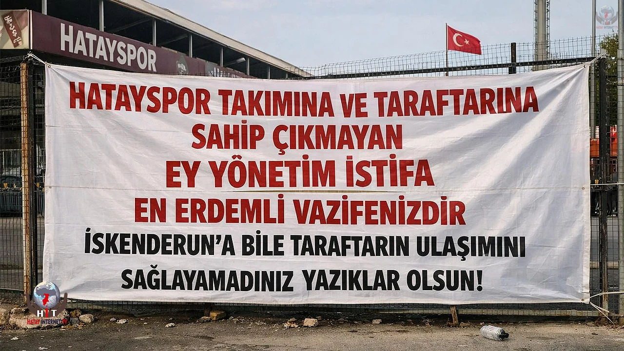 HATAYSPOR TARAFTARLARINDAN “İSTİFA” ÇAĞRISI