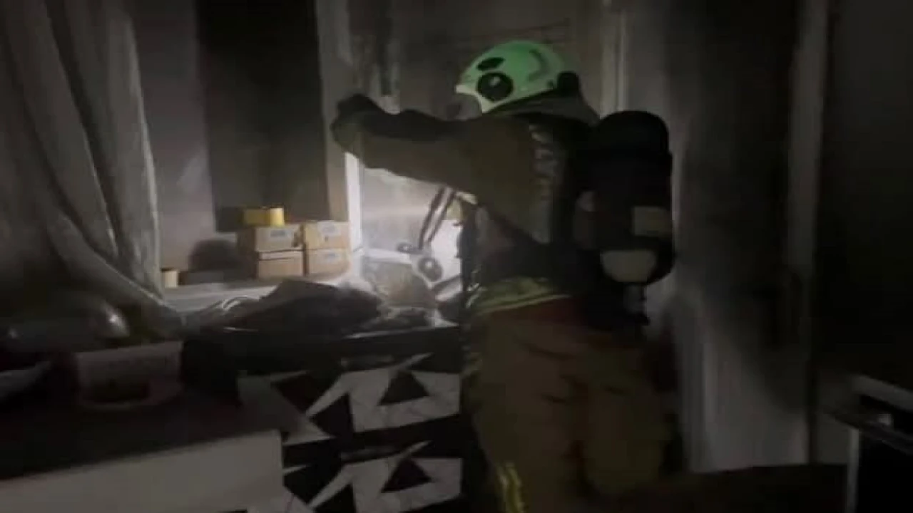 İskenderunda ev yangını