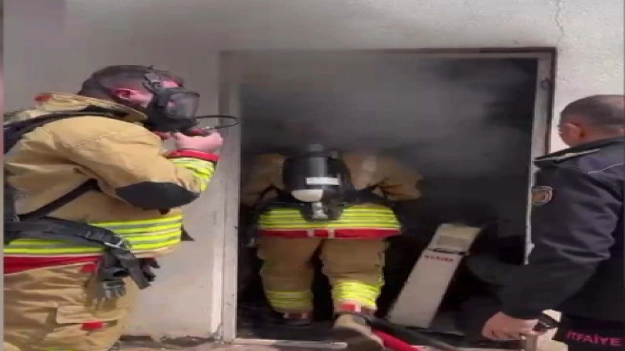 Kahramanmaraşta ikamet ve depo yangını