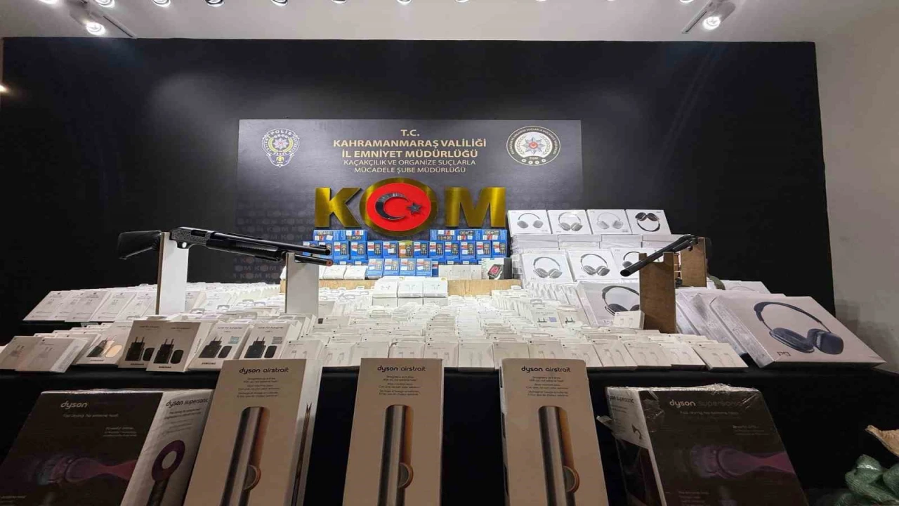 Kahramanmaraşta uyuşturucu ve kaçakçılık operasyonu: 1 tutuklama